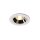 SLV 1003807 NUMINOS® DL S Indoor LED Deckeneinbauleuchte Weiß/Chrom 3000K 20° inkl. Blattfedern