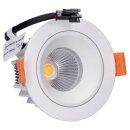 SLV 1003809 NUMINOS® DL S Indoor LED Deckeneinbauleuchte Weiß/Weiß 3000K 40° inkl. Blattfedern