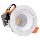 SLV 1003812 NUMINOS® DL S Indoor LED Deckeneinbauleuchte Weiß/Weiß 3000K 55° inkl. Blattfedern