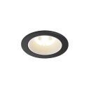 SLV 1003821 NUMINOS® DL S Indoor LED Deckeneinbauleuchte Schwarz/Weiß 4000K 40° inkl. Blattfedern