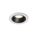 SLV 1003832 NUMINOS® DL S Indoor LED Deckeneinbauleuchte Weiß/Schwarz 4000K 40° inkl. Blattfedern