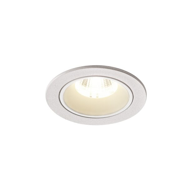 SLV 1003836 NUMINOS® DL S Indoor LED Deckeneinbauleuchte Weiß/Weiß 4000K 55° inkl. Blattfedern