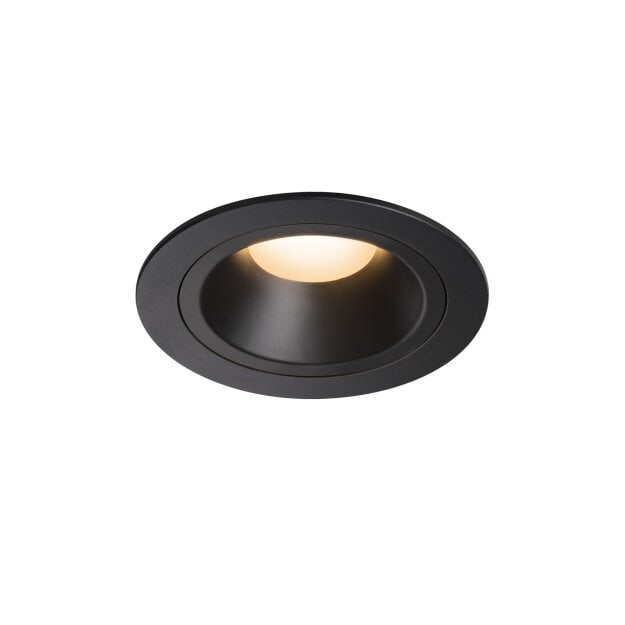 SLV 1003841 NUMINOS® DL M Indoor LED Deckeneinbauleuchte Schwarz/Schwarz 2700K 20° inkl. Blattfedern