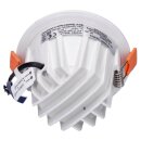 SLV 1003883 NUMINOS® DL M Indoor LED Deckeneinbauleuchte Weiß/Schwarz 3000K 55° inkl. Blattfedern