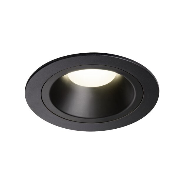 SLV 1003892 NUMINOS® DL M Indoor LED Deckeneinbauleuchte Schwarz/Schwarz 4000K 40° inkl. Blattfedern
