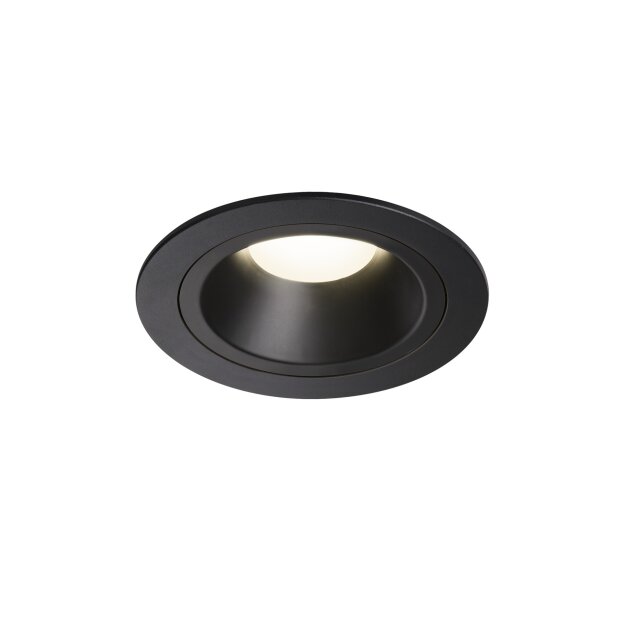 SLV 1003895 NUMINOS® DL M Indoor LED Deckeneinbauleuchte Schwarz/Schwarz 4000K 55° inkl. Blattfedern