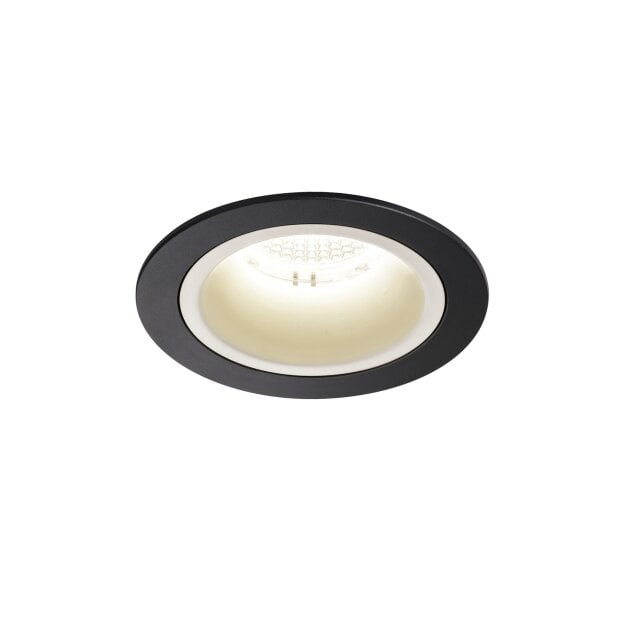 SLV 1003896 NUMINOS® DL M Indoor LED Deckeneinbauleuchte Schwarz/Weiß 4000K 55° inkl. Blattfedern