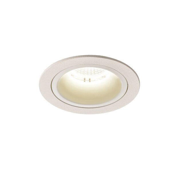 SLV 1003902 NUMINOS® DL M Indoor LED Deckeneinbauleuchte Weiß/Weiß 4000K 20° inkl. Blattfedern