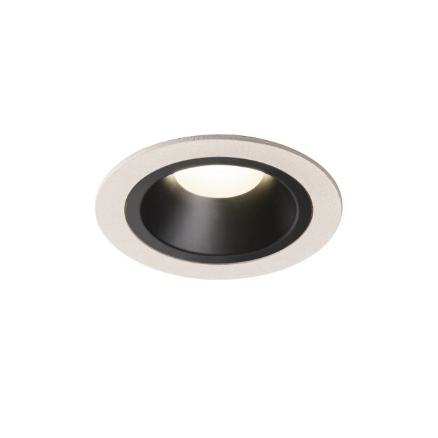 SLV 1003904 NUMINOS® DL M Indoor LED Deckeneinbauleuchte Weiß/Schwarz 4000K 40° inkl. Blattfedern