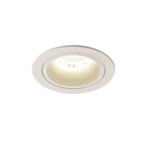 SLV 1003905 NUMINOS® DL M Indoor LED Deckeneinbauleuchte Weiß/Weiß 4000K 40° inkl. Blattfedern