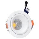SLV 1003905 NUMINOS® DL M Indoor LED Deckeneinbauleuchte Weiß/Weiß 4000K 40° inkl. Blattfedern
