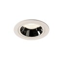 SLV 1003909 NUMINOS® DL M Indoor LED Deckeneinbauleuchte Weiß/Chrom 4000K 55° inkl. Blattfedern