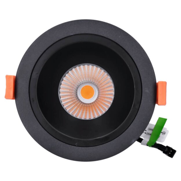 SLV 1003916 NUMINOS® DL L Indoor LED Deckeneinbauleuchte Schwarz/Schwarz 2700K 40°