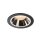 SLV 1003921 NUMINOS® DL L Indoor LED Deckeneinbauleuchte Schwarz/Chrom 2700K 55°