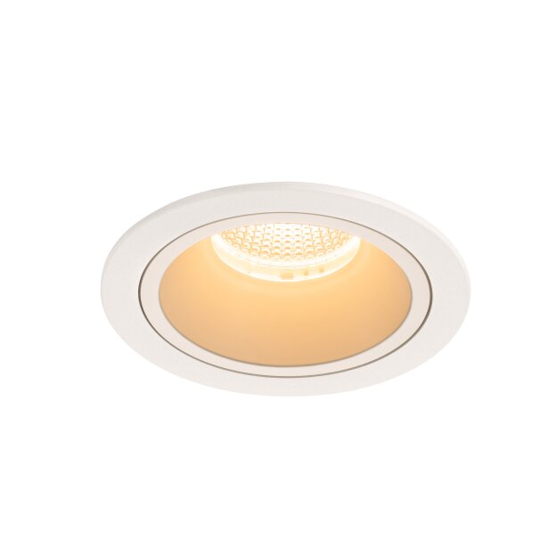 SLV 1003926 NUMINOS® DL L Indoor LED Deckeneinbauleuchte Weiß/Weiß 2700K 20°