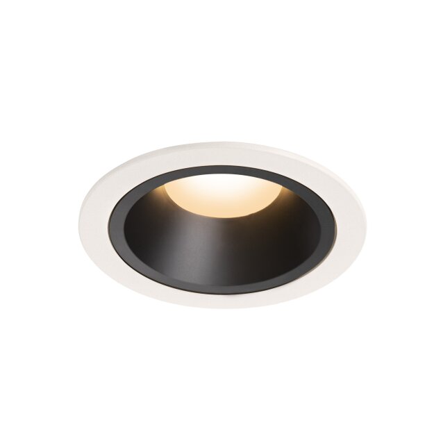 SLV 1003928 NUMINOS® DL L Indoor LED Deckeneinbauleuchte Weiß/Schwarz 2700K 40°