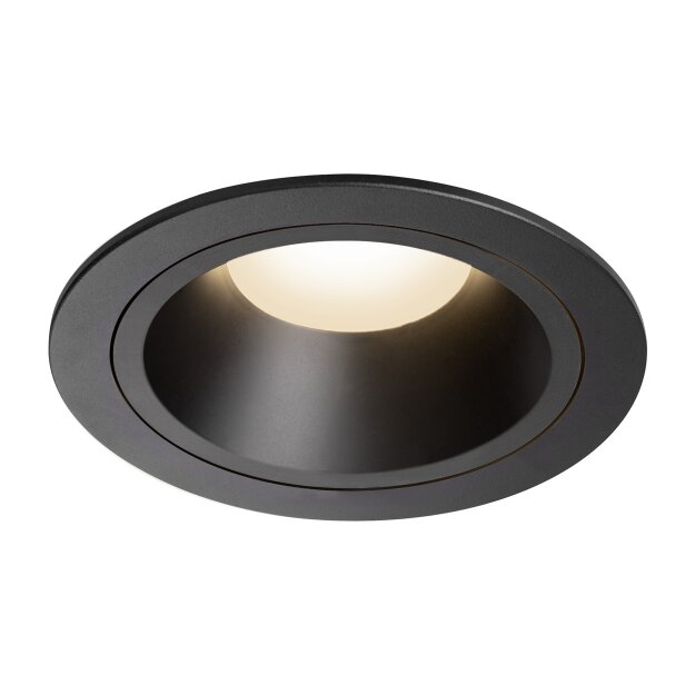 SLV 1003937 NUMINOS® DL L Indoor LED Deckeneinbauleuchte Schwarz/Schwarz 3000K 20°
