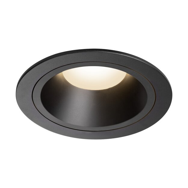 SLV 1003940 NUMINOS® DL L Indoor LED Deckeneinbauleuchte Schwarz/Schwarz 3000K 40°