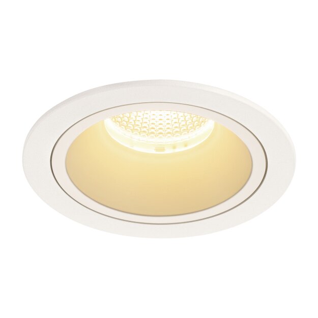 SLV 1003950 NUMINOS® DL L Indoor LED Deckeneinbauleuchte Weiß/Weiß 3000K 20°