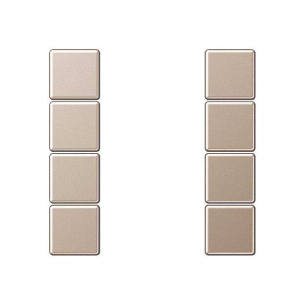 Jung A504TSACH Tastensatz komplett 4fach Champagner Serie A