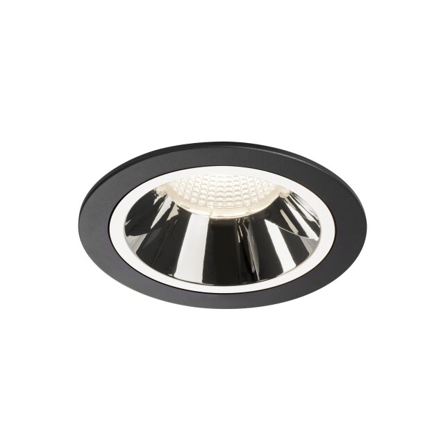 SLV 1003969 NUMINOS® DL L Indoor LED Deckeneinbauleuchte Schwarz/Chrom 4000K 55°