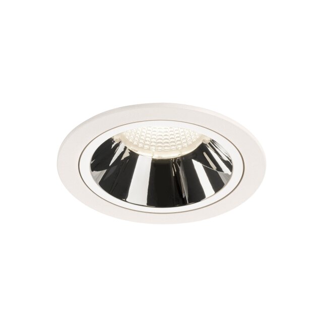 SLV 1003978 NUMINOS® DL L Indoor LED Deckeneinbauleuchte Weiß/Chrom 4000K 40°