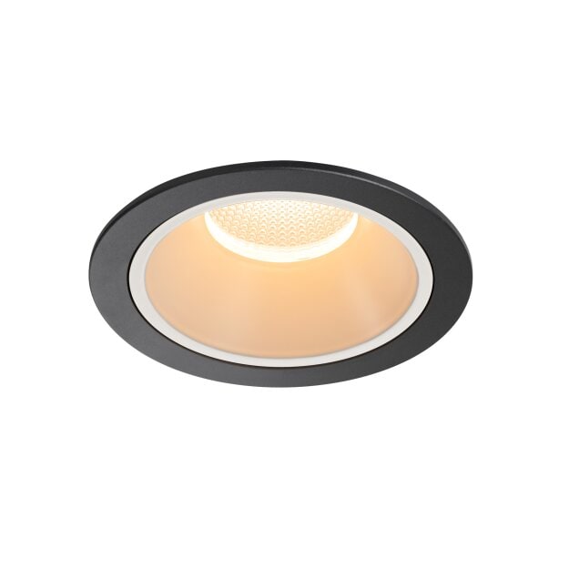SLV 1003986 NUMINOS® DL XL Indoor LED Deckeneinbauleuchte Schwarz/Weiß 2700K 20°