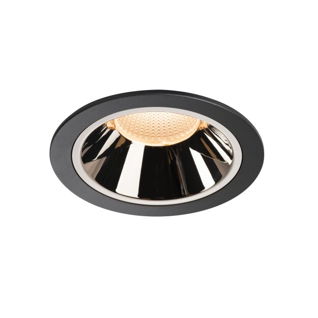 SLV 1003987 NUMINOS® DL XL Indoor LED Deckeneinbauleuchte Schwarz/Chrom 2700K 20°
