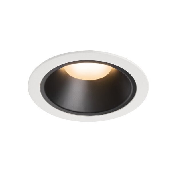 SLV 1003997 NUMINOS® DL XL Indoor LED Deckeneinbauleuchte Weiß/Schwarz 2700K 20°
