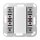 Jung A5072TSM KNX Tastsensor-Modul Standard 2fach Serie A
