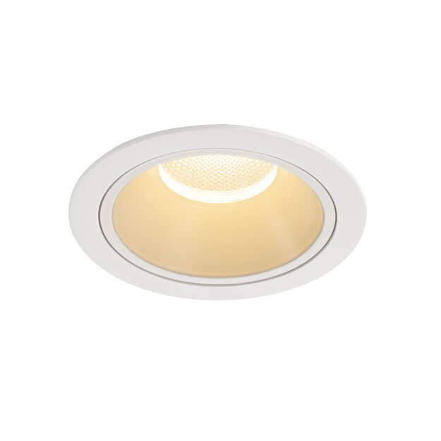 SLV 1004028 NUMINOS® DL XL Indoor LED Deckeneinbauleuchte Weiß/Weiß 3000K 55°