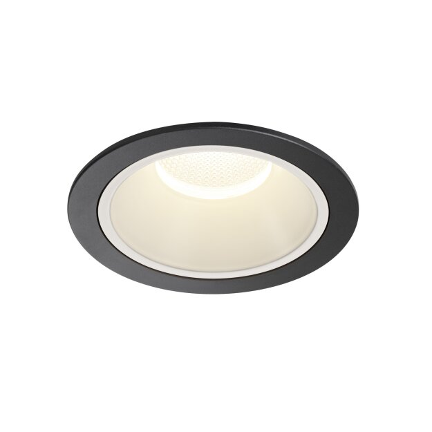 SLV 1004034 NUMINOS® DL XL Indoor LED Deckeneinbauleuchte Schwarz/Weiß 4000K 20°