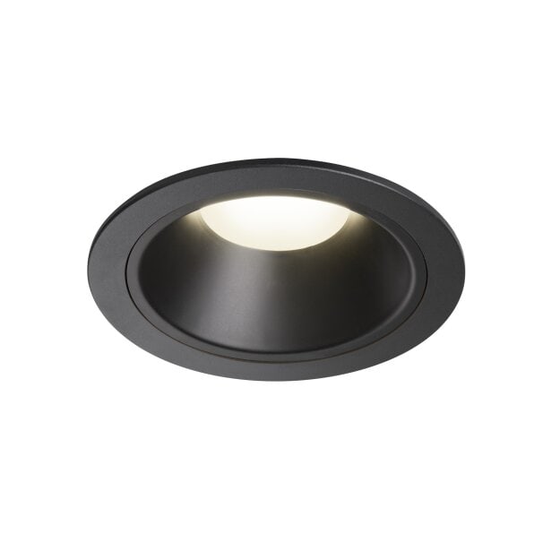 SLV 1004039 NUMINOS® DL XL Indoor LED Deckeneinbauleuchte Schwarz/Schwarz 4000K 55°