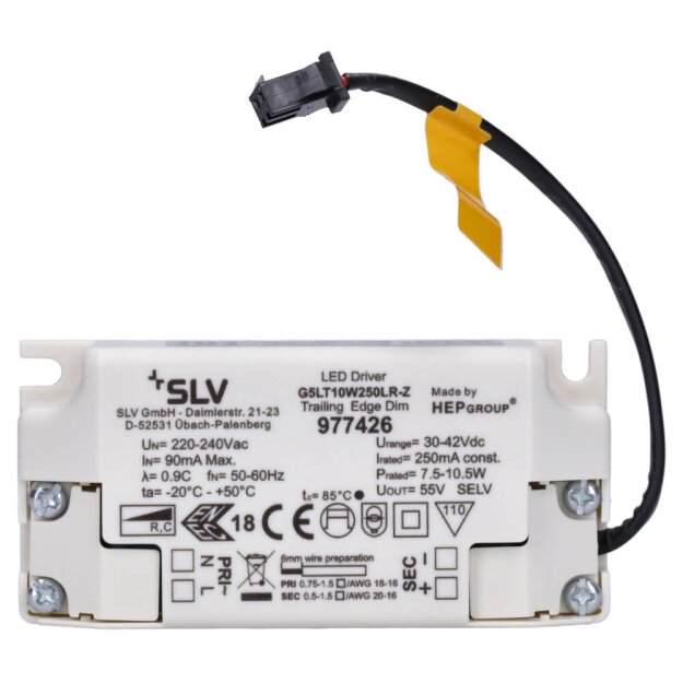 SLV 1004055 LED Treiber 65-10W 250mA PHASE