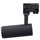 SLV 1004083 3~ NUMINOS® PHASE S 3 Phasen System Leuchte Schwarz/Schwarz 3000K 36°