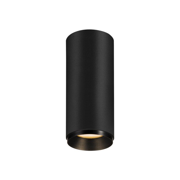 SLV 1004124 NUMINOS® CL PHASE S Indoor LED Deckenaufbauleuchte Schwarz/Schwarz 2700K 60°