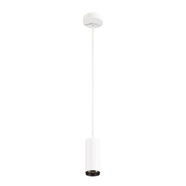 SLV 1004168 NUMINOS® PD PHASE S Indoor LED Pendelleuchte Weiß/Schwarz 4000K 60°