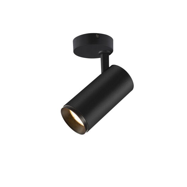 SLV 1004195 NUMINOS® SPOT PHASE M Indoor LED Deckenaufbauleuchte Schwarz/Schwarz 2700K 36°