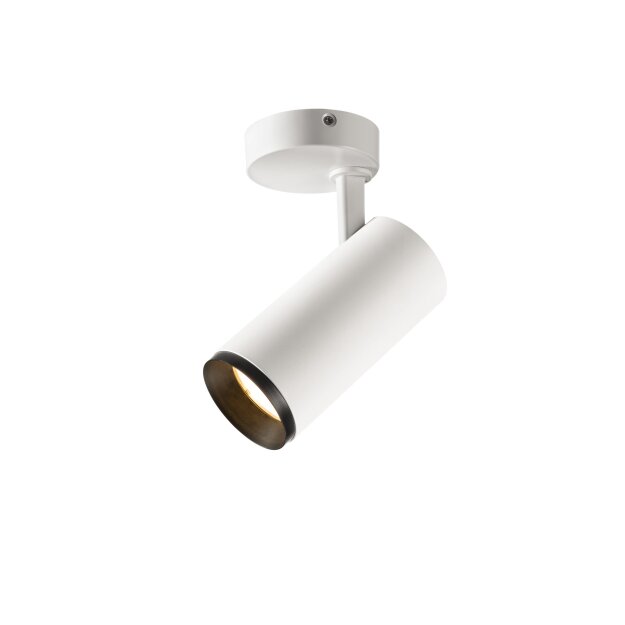 SLV 1004199 NUMINOS® SPOT PHASE M Indoor LED Deckenaufbauleuchte Weiß/Schwarz 2700K 36°