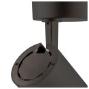 SLV 1004203 NUMINOS® SPOT PHASE M Indoor LED Deckenaufbauleuchte Schwarz/Schwarz 3000K 36°