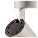 SLV 1004208 NUMINOS® SPOT PHASE M Indoor LED Deckenaufbauleuchte Weiß/Schwarz 3000K 60°
