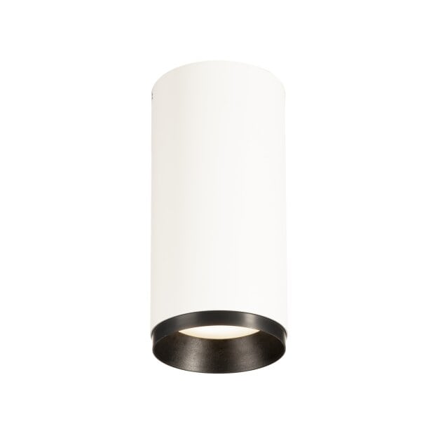SLV 1004240 NUMINOS® CL PHASE M Indoor LED Deckenaufbauleuchte Weiß/Schwarz 4000K 60°