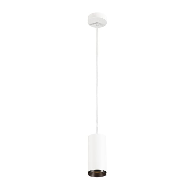 SLV 1004246 NUMINOS® PD PHASE M Indoor LED Pendelleuchte Weiß/Schwarz 2700K 24°