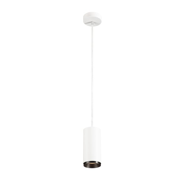 SLV 1004255 NUMINOS® PD PHASE M Indoor LED Pendelleuchte Weiß/Schwarz 3000K 36°