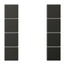 Jung AL2504TSAAN Tastensatz komplett 4fach (lackiertes...