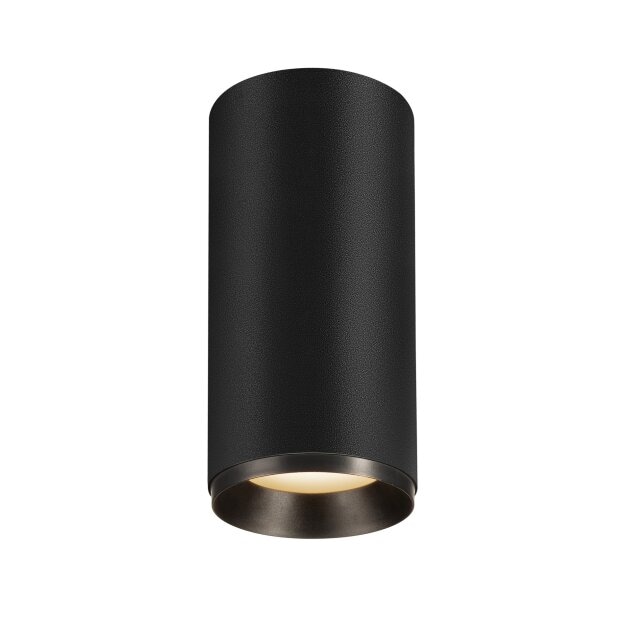 SLV 1004322 NUMINOS® CL PHASE L Indoor LED Deckenaufbauleuchte Schwarz/Schwarz 3000K 24°