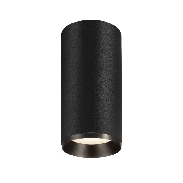 SLV 1004331 NUMINOS® CL PHASE L Indoor LED Deckenaufbauleuchte Schwarz/Schwarz 4000K 36°