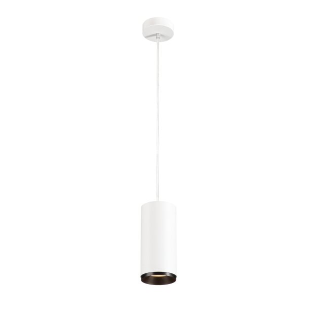 SLV 1004352 NUMINOS® PD PHASE L Indoor LED Pendelleuchte Weiß/Schwarz 3000K 60°