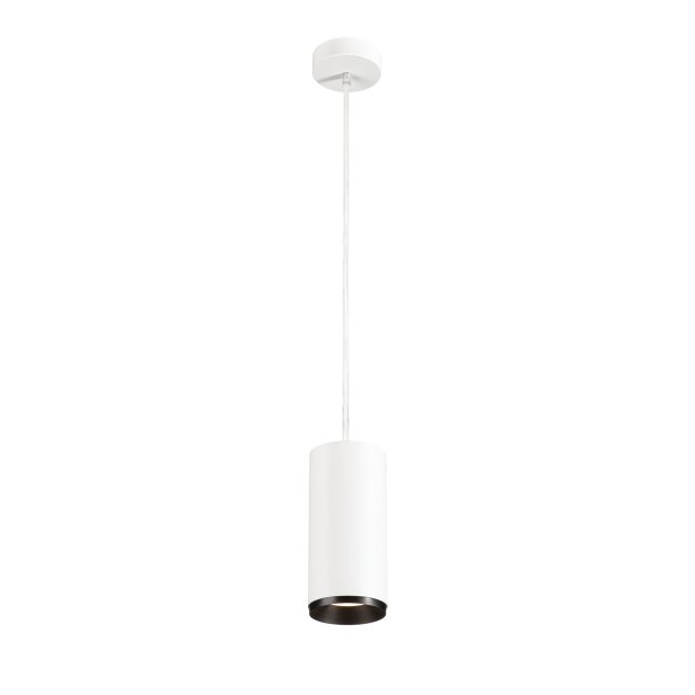 SLV 1004358 NUMINOS® PD PHASE L Indoor LED Pendelleuchte Weiß/Schwarz 4000K 24°