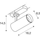 SLV 1004380 3~ NUMINOS® DALI S 3 Phasen System Leuchte Schwarz/Schwarz 4000K 60°
